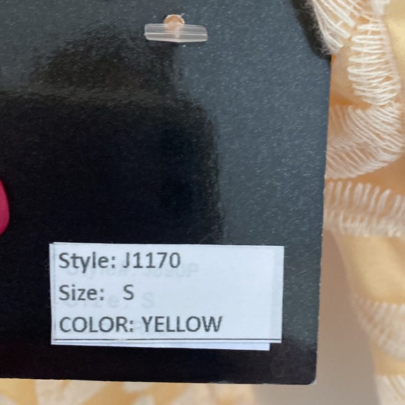 Luii Yellow Daisy Spring Jacket. Size Small. NEW with Tags. - Picture 5 of 11